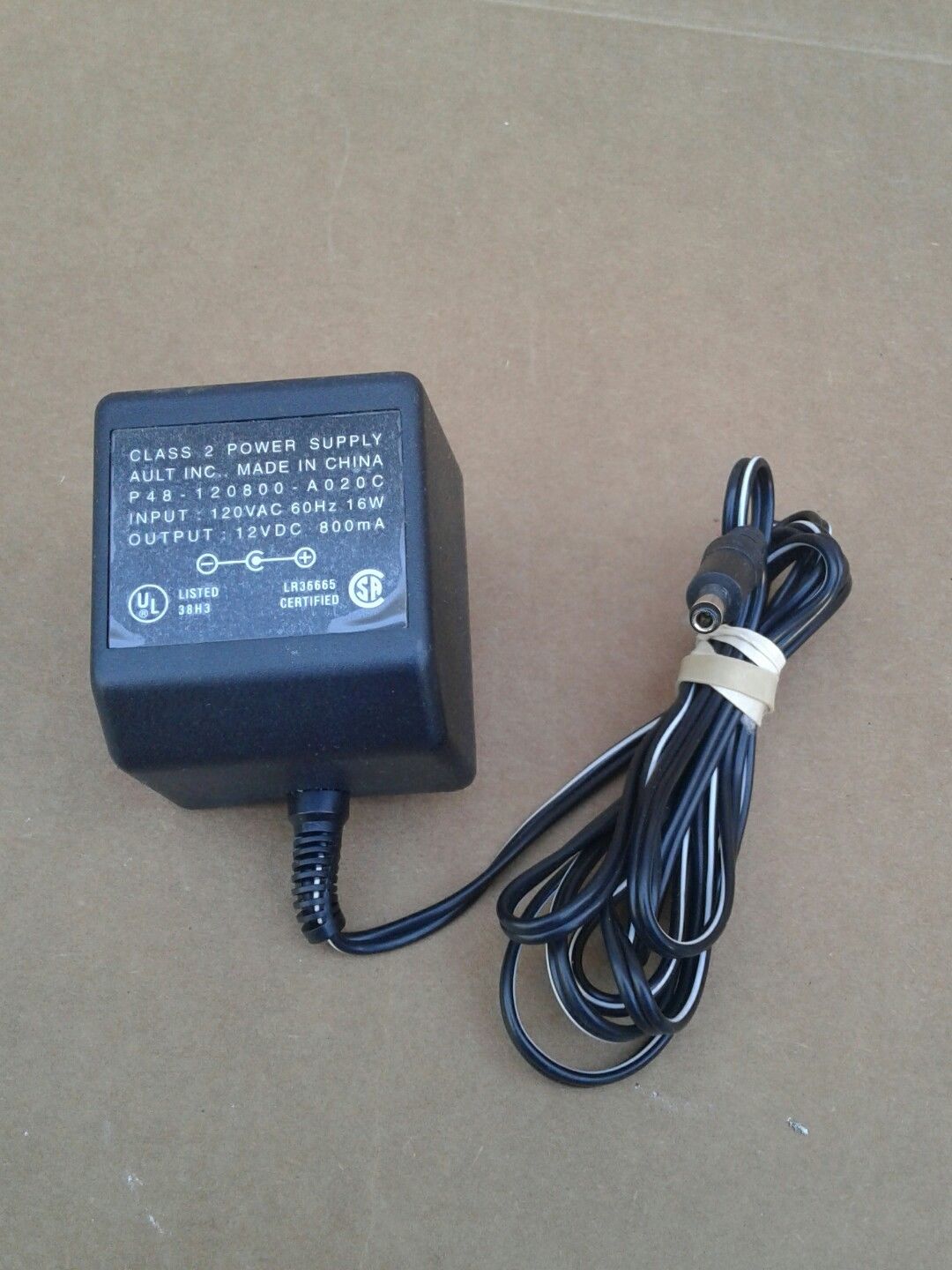 Brand New GENUINE 12VDC 800mA AULT INCCLASS 2 POWER SUPPLY P48120800A020C POWER ADAPTOR